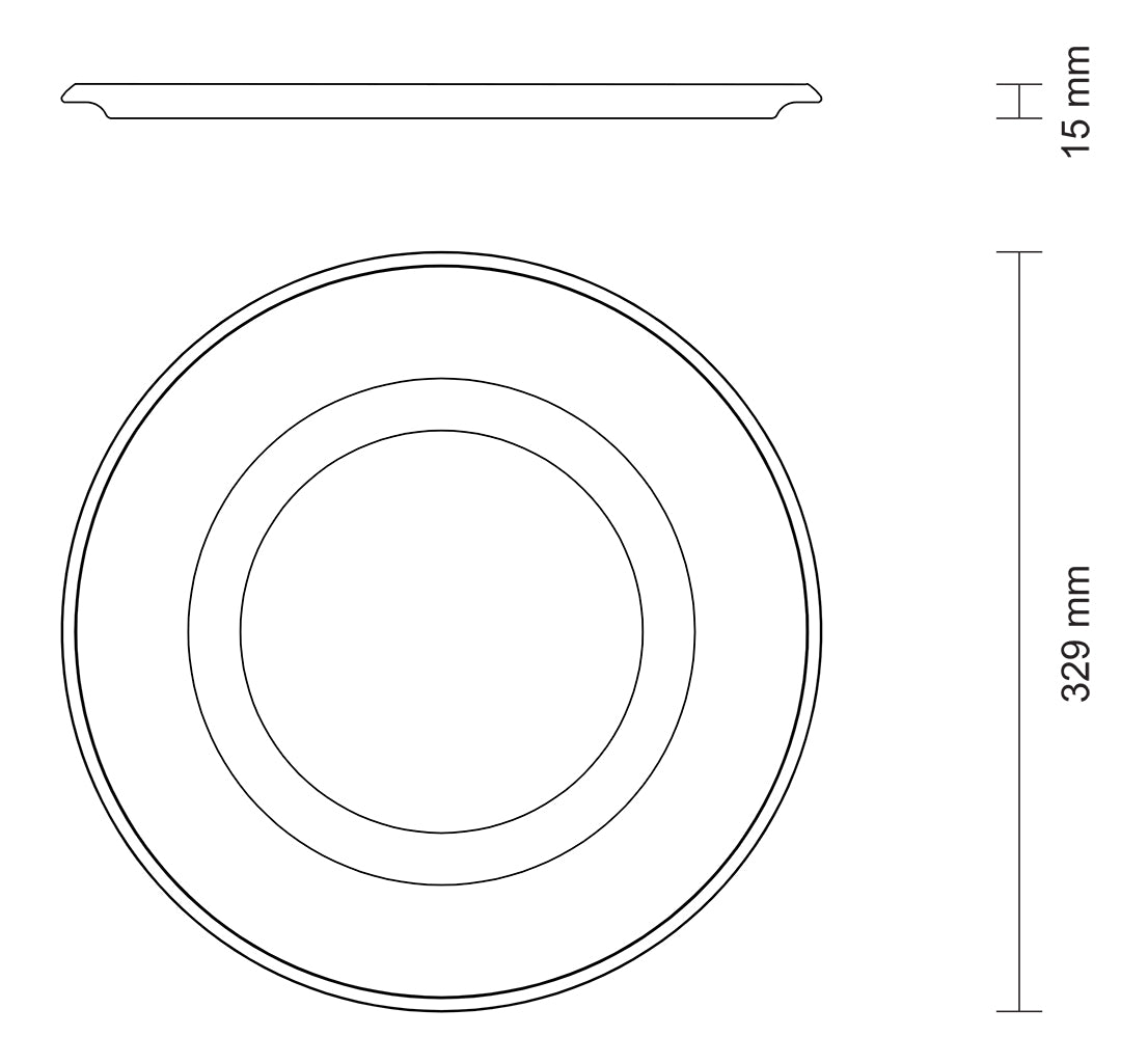 SOUS PLAT ROUND 33 CM