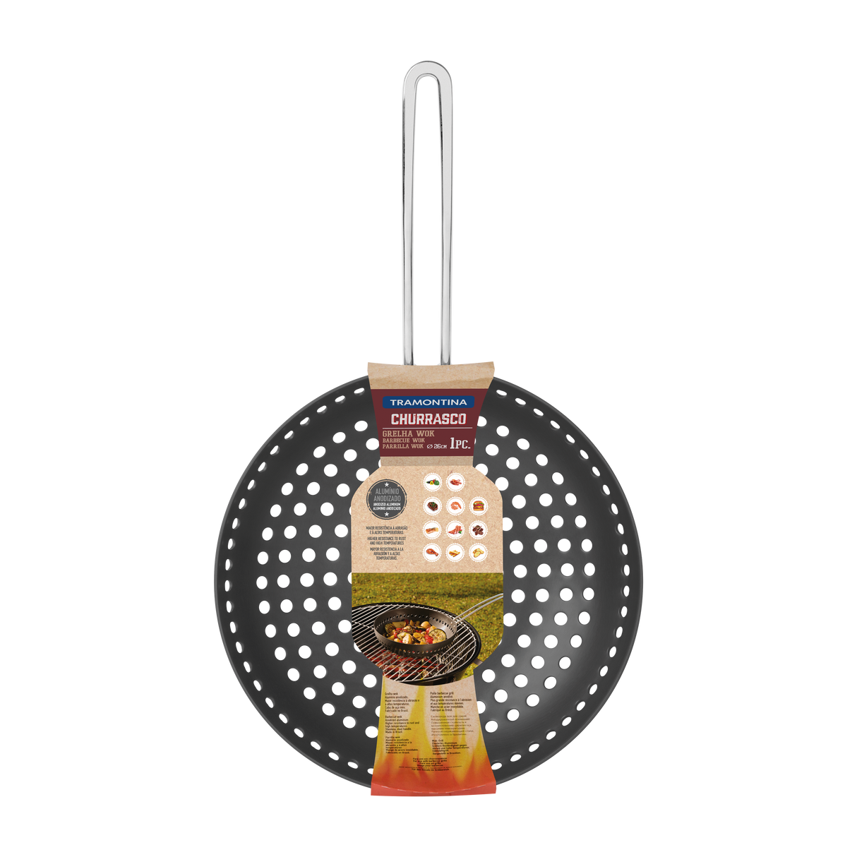 Parrilla Wok Perforada Tramontina 26 cm