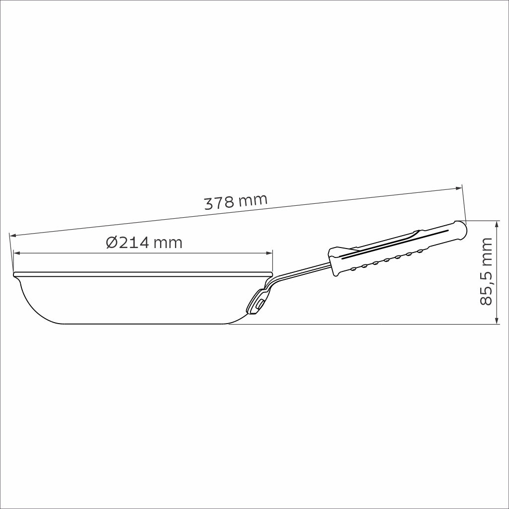 SARTEN ALUMINIO ANTIADHERENTE 20CM