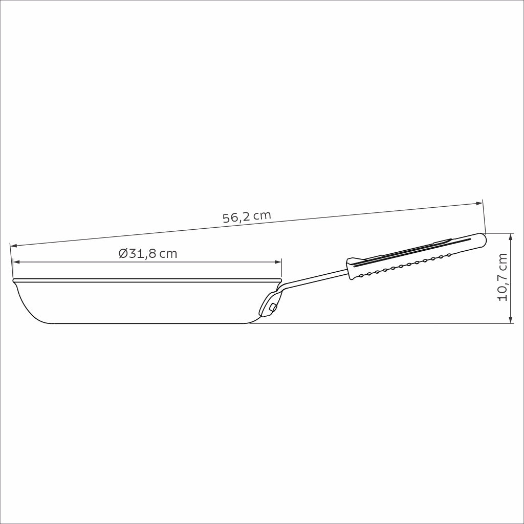 SARTEN ALUMINIO ANTIADHERENTE 30 CM