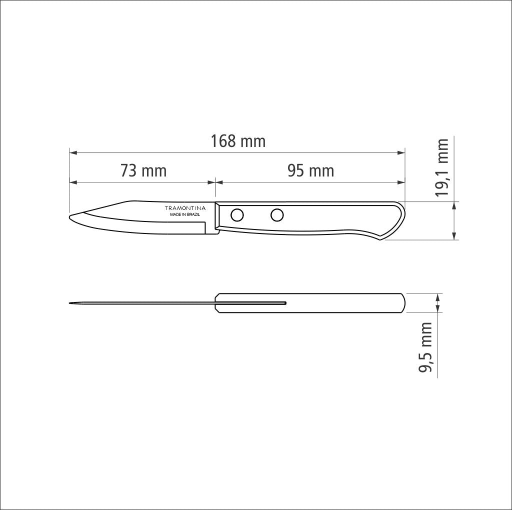 CUCHILLO LEGUMBRES 3 POLYWOOD 7,6 CM