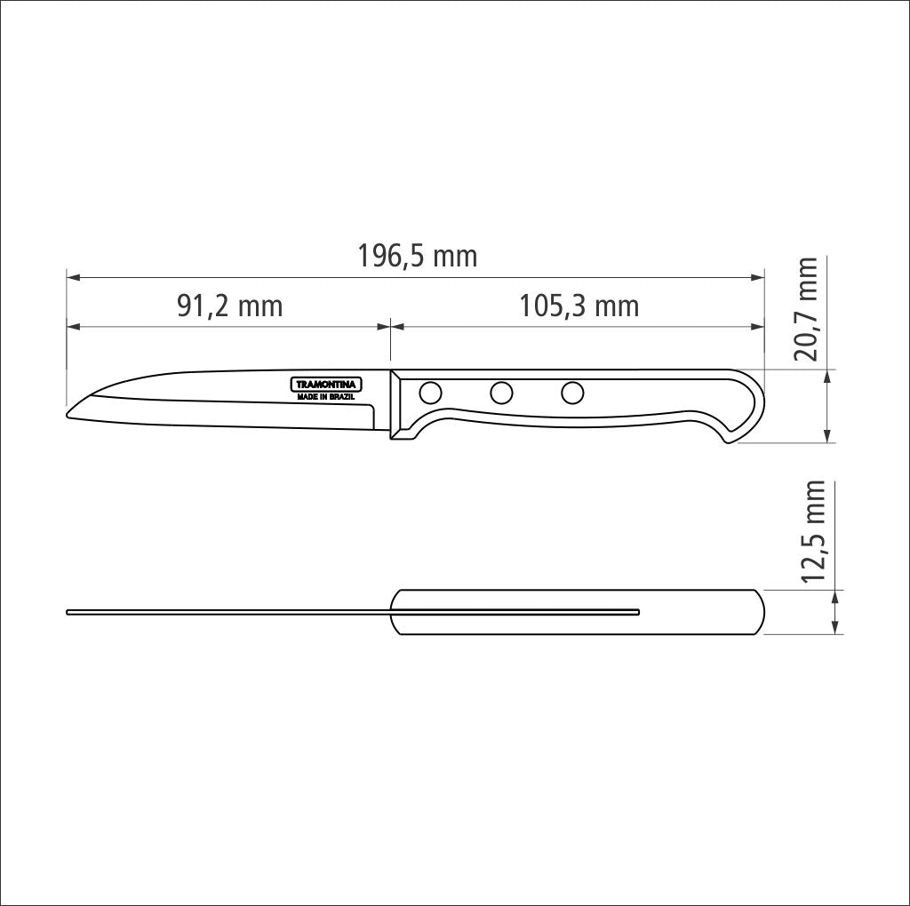 PULSE KNIFE 3 POLYWOOD 9.12 CM