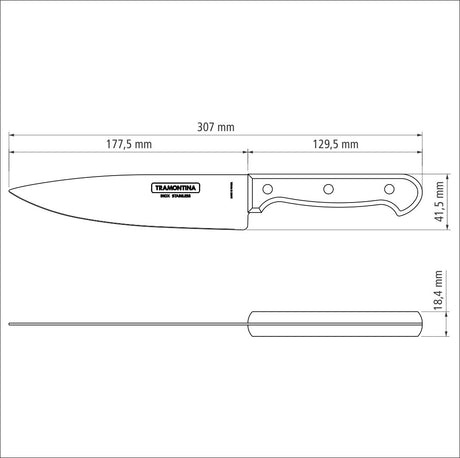 CUCHILLO COCINA 7 POLYWOOD