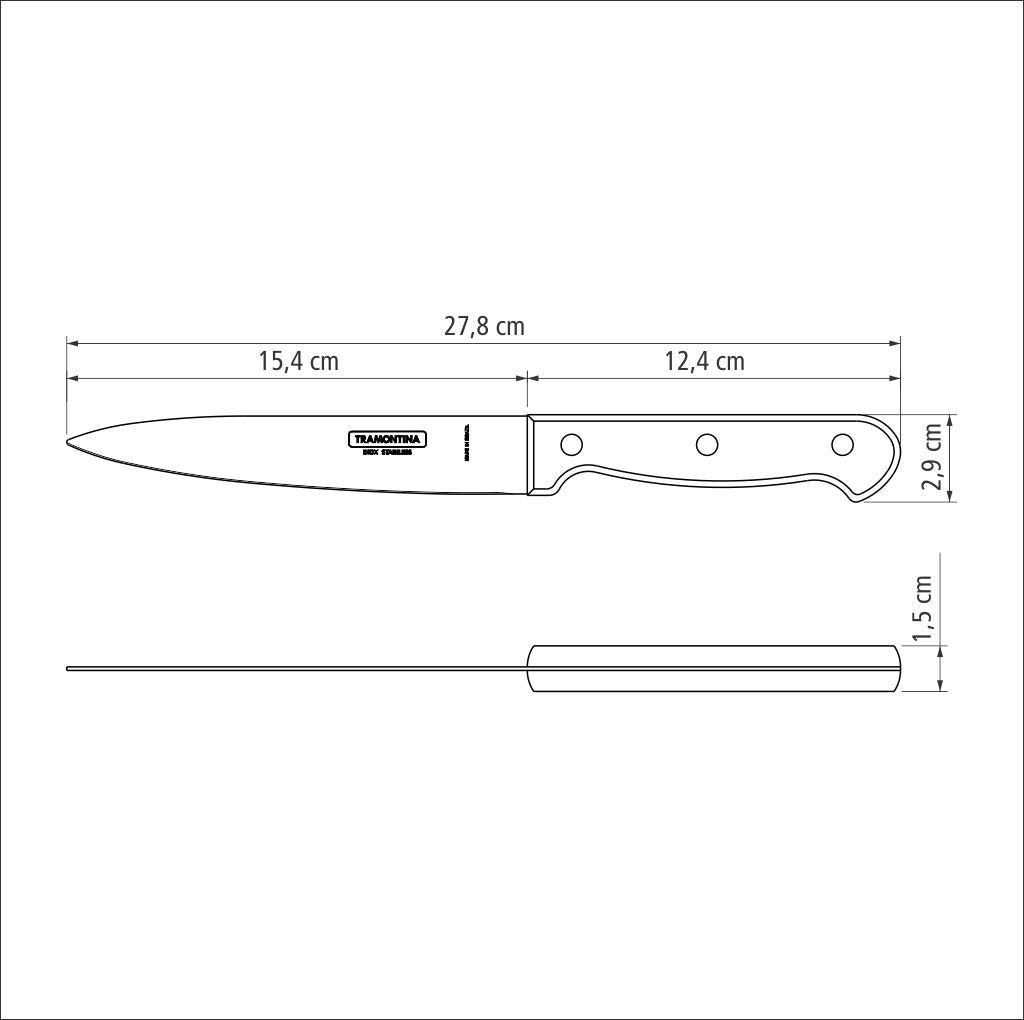 CUCHILLO DE COCINA 6 POLYWOOD