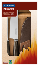 CHESTNUT 2 PIECE BARBECUE SET