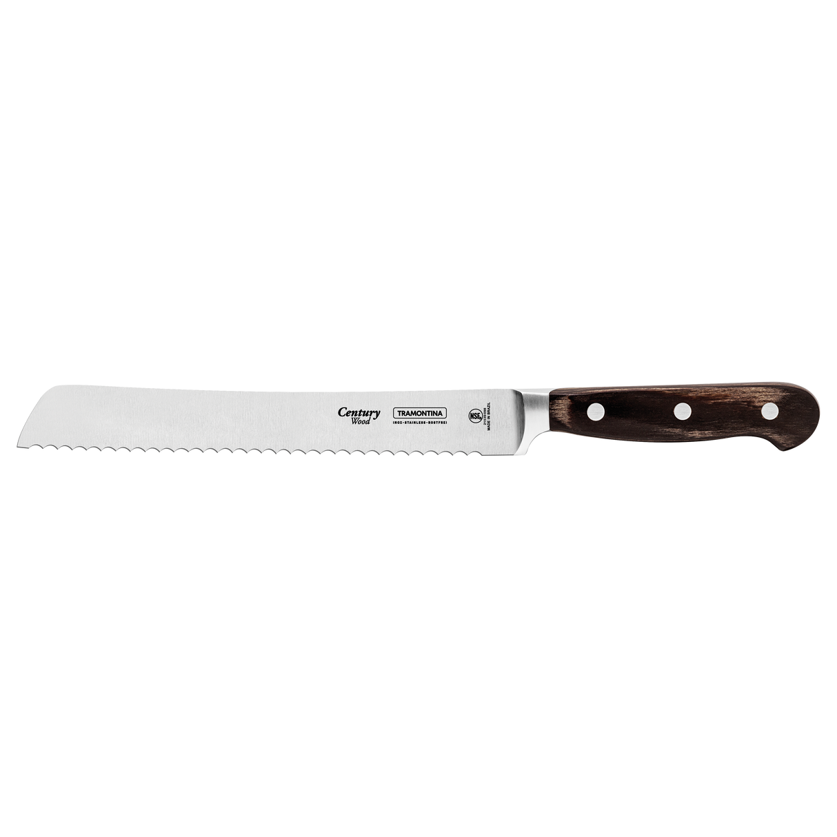 BREAD KNIFE 20 CM CENTURY WOOD