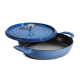 SARTEN DE HIERRO FUNDIDO ESMALTADO 2 MANGOS AZUL