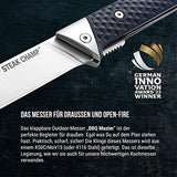 Cuchillo de exterior "BBQ Master", carpeta, 12 cm