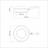 SARTEN SOLAR SILICONE ACERO INOXIDABLE 20CM