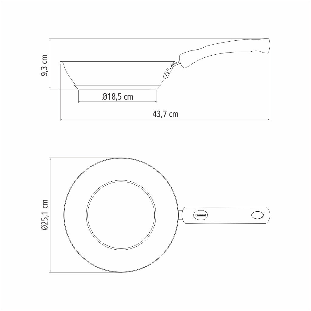 SARTEN SOLAR 24CM  2,1L