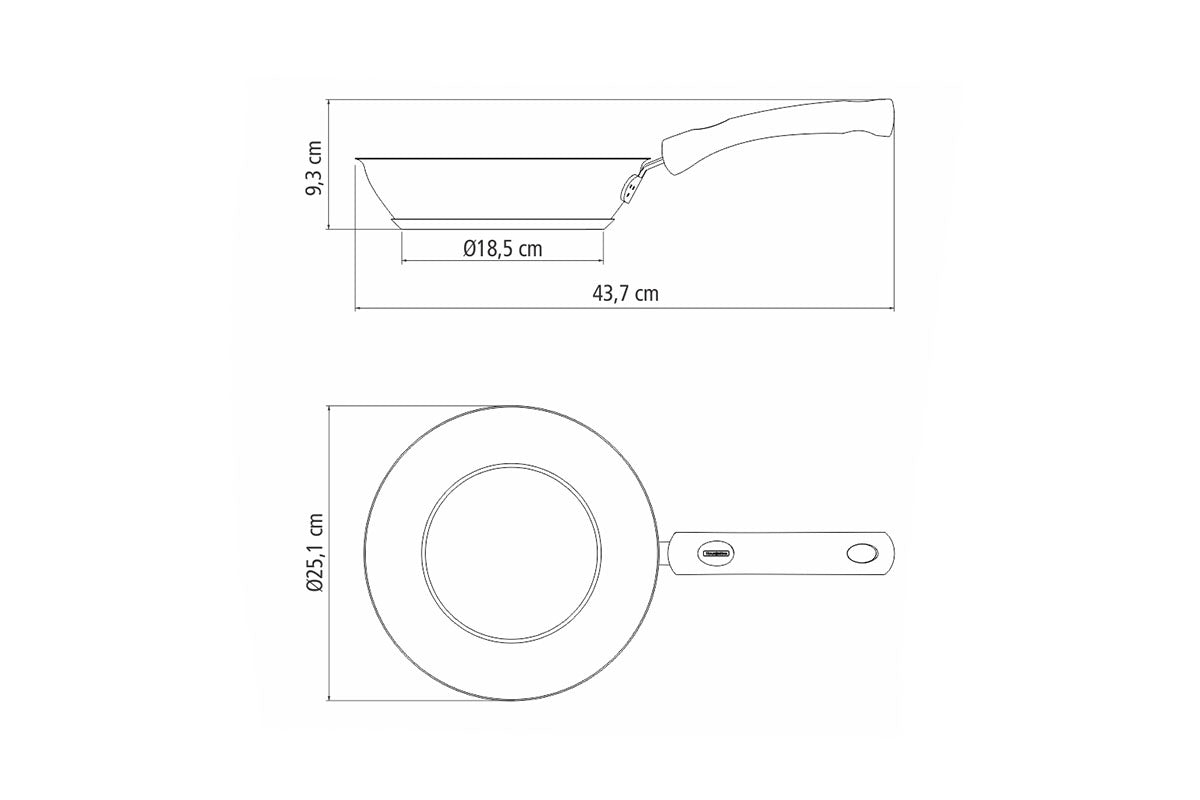 SARTEN SOLAR TRIPLE 20 CM