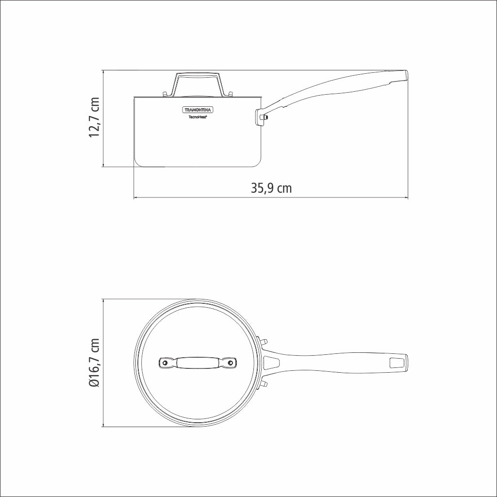 COOKWARE BATTERY 4PCS GRAIN