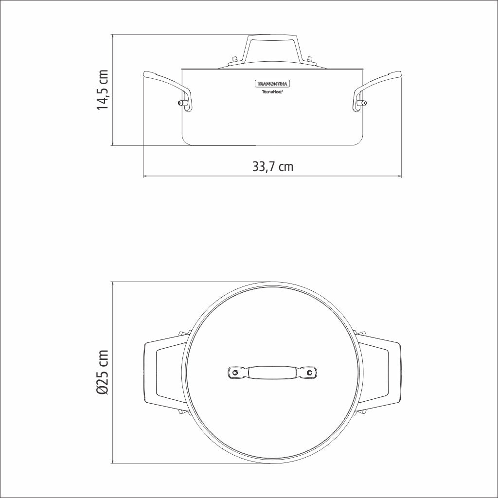 COOKWARE BATTERY 4PCS GRAIN