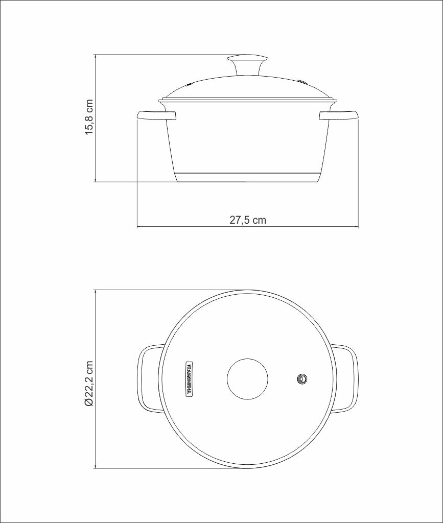 HONDA Casserole 20CM 3.1L ALLEGRA