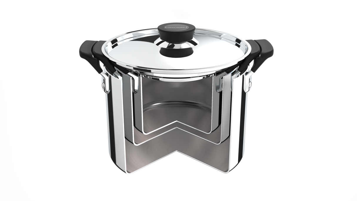 COMPACT GRAIN COOKWARE BATTERY 3 PIECES