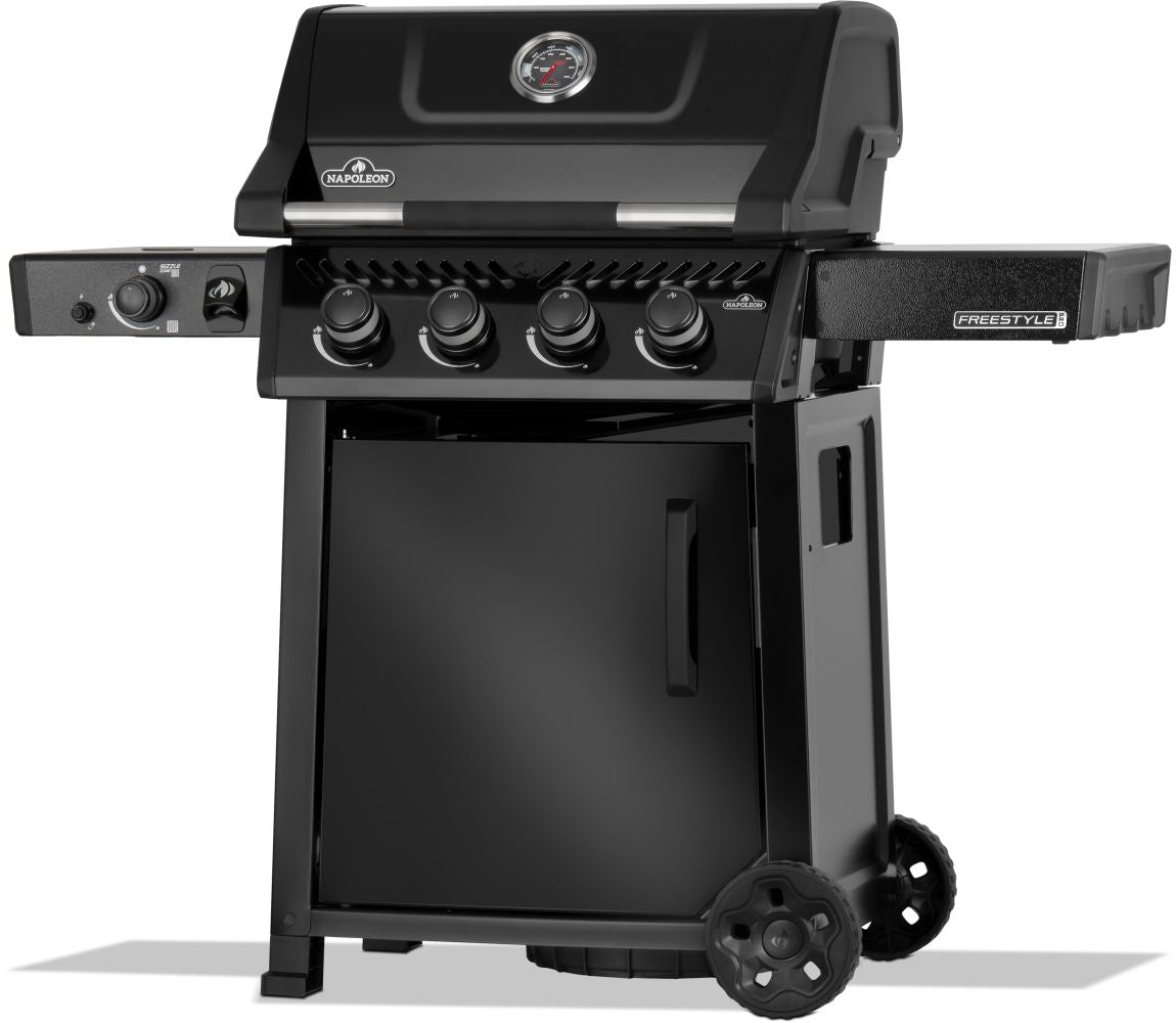 FREESTYLE PRO 425, 4 QUEMADORES, CON SIZZLE ZONE, NEGRA