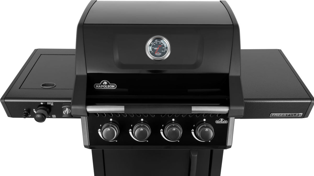 FREESTYLE PRO 425, 4 QUEMADORES, CON SIZZLE ZONE, NEGRA