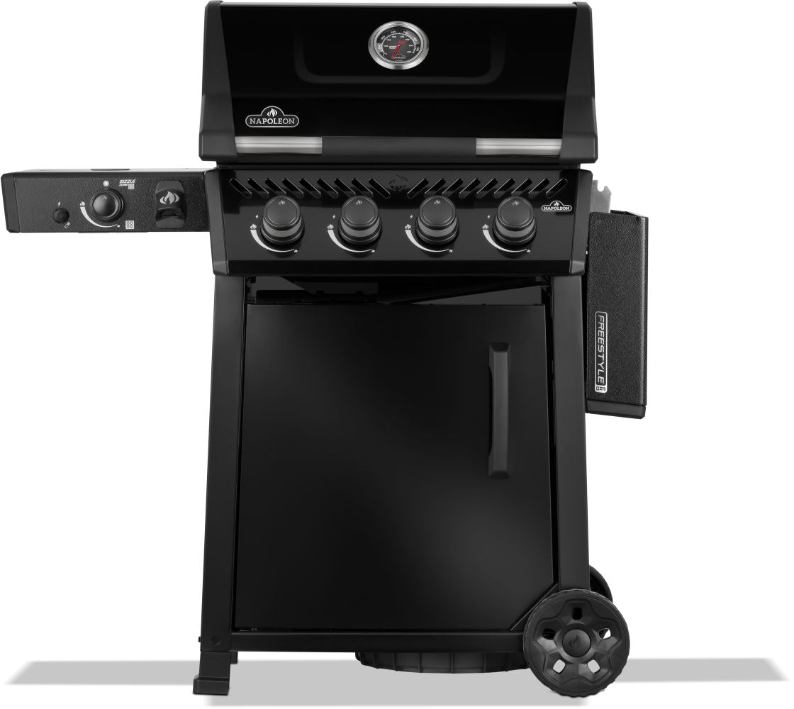 FREESTYLE PRO 425, 4 QUEMADORES, CON SIZZLE ZONE, NEGRA