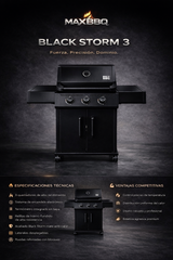 MAXBBQ Black Storm 3