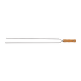 BBQ SKEWER 65CM TWO POINTS 