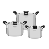 COMPACT GRAIN COOKWARE BATTERY 3 PIECES