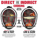 CHAR-GRILLER® -AKORN Kamado Grill Smoke