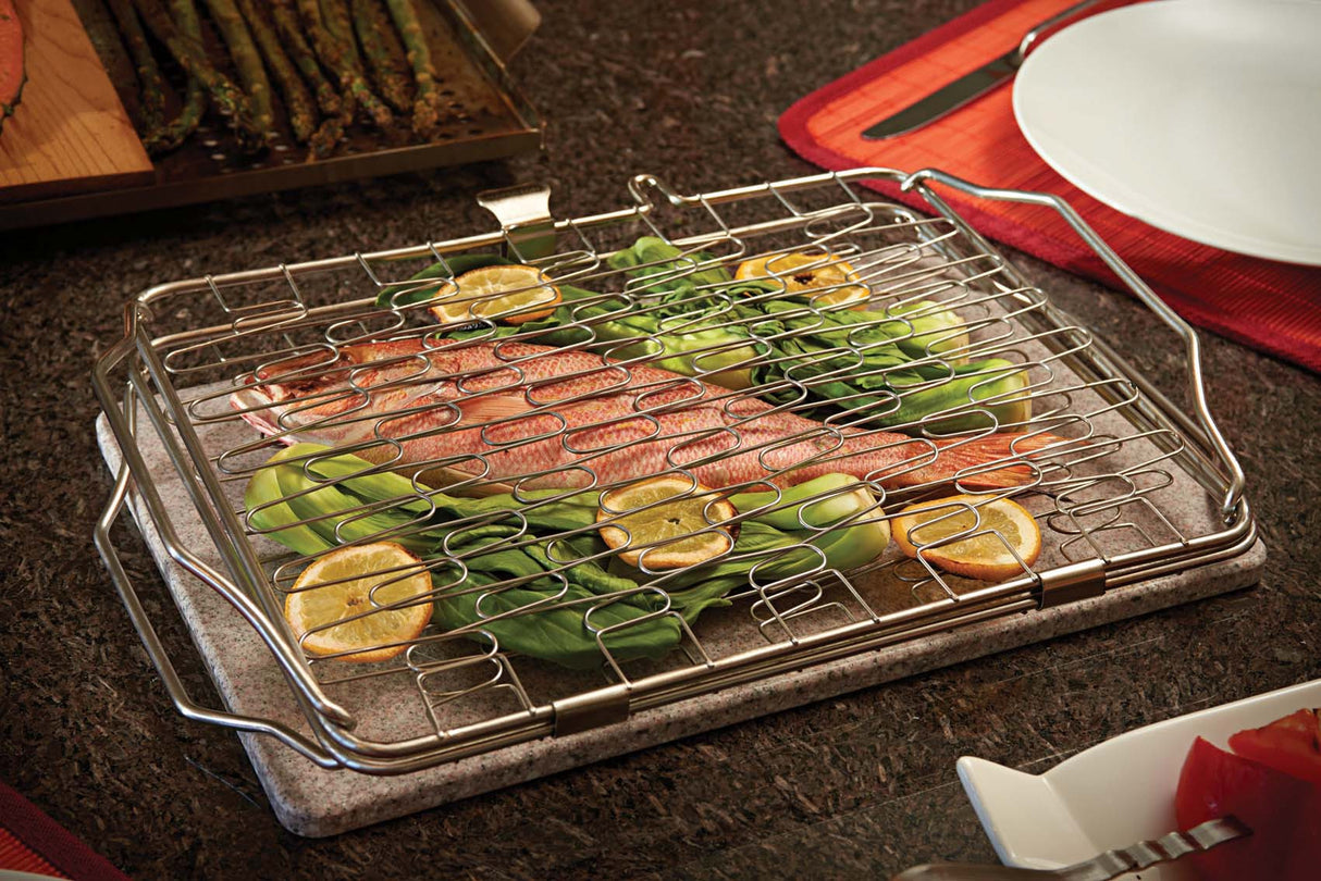 FLEXIBLE BASKET FOR FISH-VEGETABLES