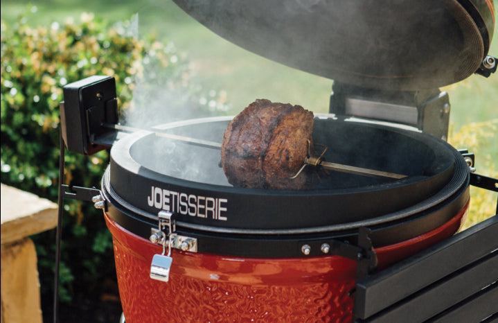 Joetisserie big shop green egg