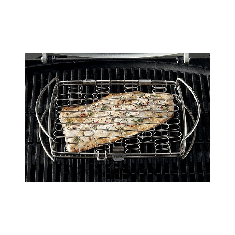 FISH BASKET - SMALL MODEL, STAINLESS STEEL